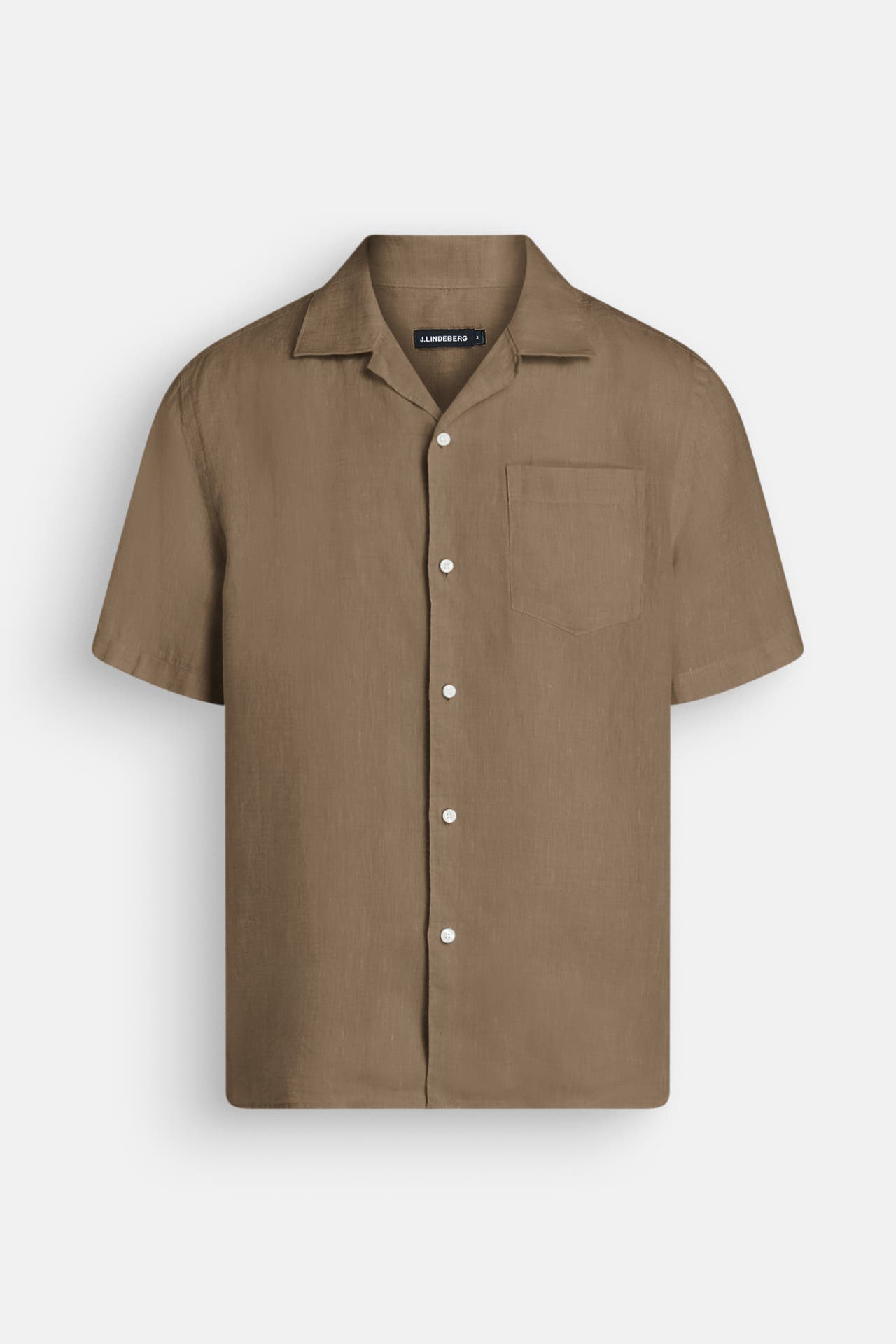 J.LINDEBERG Leinenhemd 'Elio' braun, Bild 1