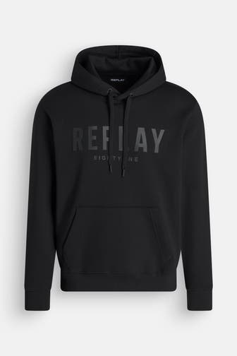 REPLAY Hoodie schwarz