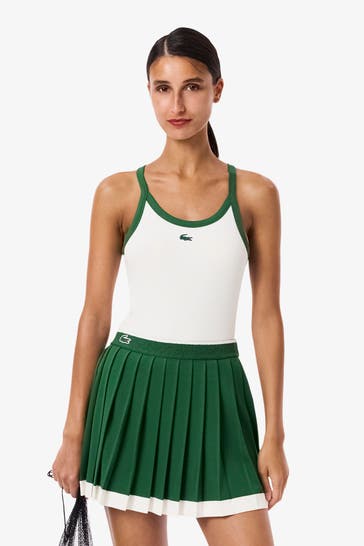LACOSTE Funktionstop weiß