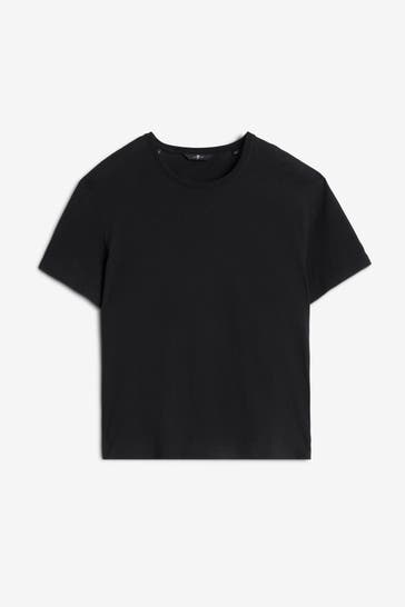 7 FOR ALL MANKIND T-Shirt schwarz