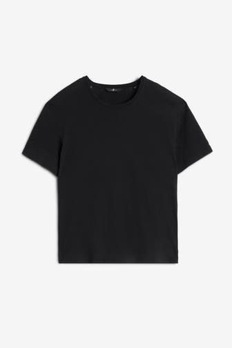 7 FOR ALL MANKIND T-Shirt schwarz