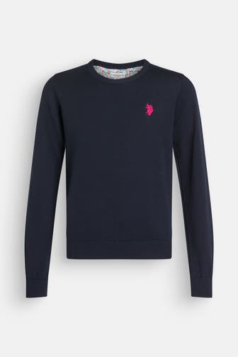 U.S. POLO ASSN. Strickpullover 'Emma' nachtblau