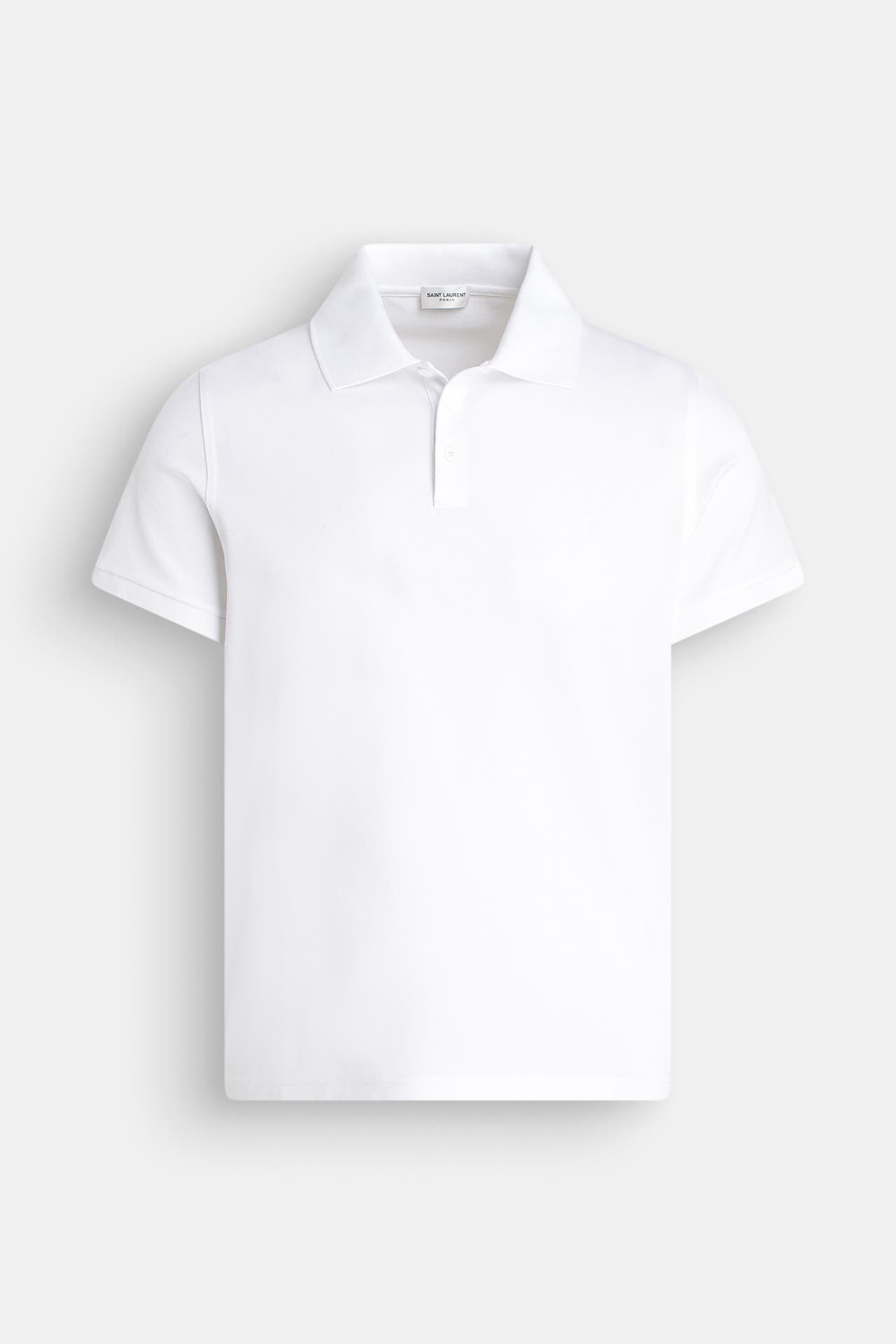 SAINT LAURENT Polo-Shirt weiß, Bild 1