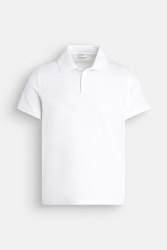 SAINT LAURENT Polo-Shirt weiß