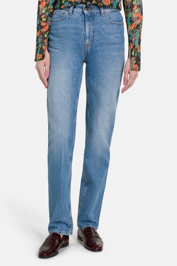 WOOD WOOD Jeans straight blau