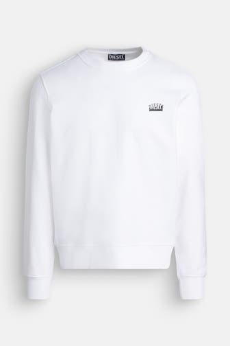 DIESEL Sweatshirt 'Ginn' weiß