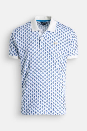 LA MARTINA Polo-Shirt gemustert