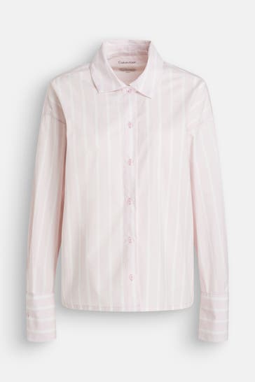 CK UNDERWEAR Pyjama Oberteil gestreift