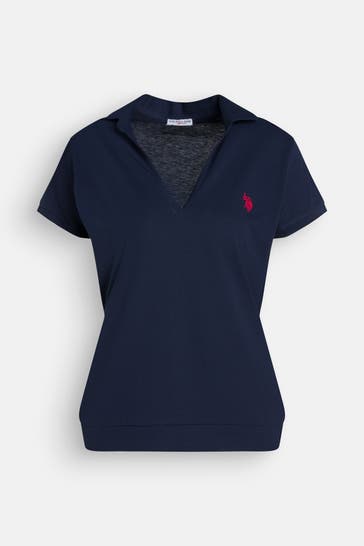 U.S. POLO ASSN. Polo-Shirt 'Loren' dunkelblau