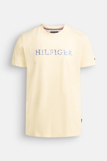 TOMMY HILFIGER - T-Shirt hellgelb