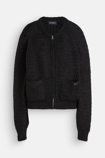 ELIAS RUMELIS Strickjacke 'Evie' schwarz