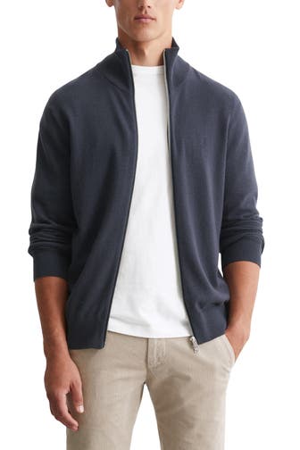 MARC O'POLO Sweatjacke dunkelblau