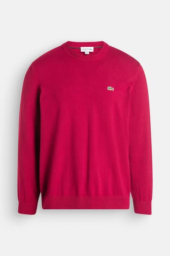 LACOSTE Pullover dunkelrot