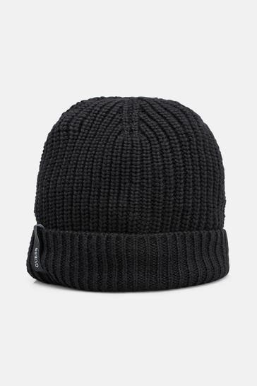 GUESS Beanie schwarz
