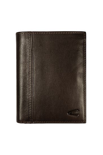 CAMEL ACTIVE Ledergeldbörse 'Pine High' dunkelbraun