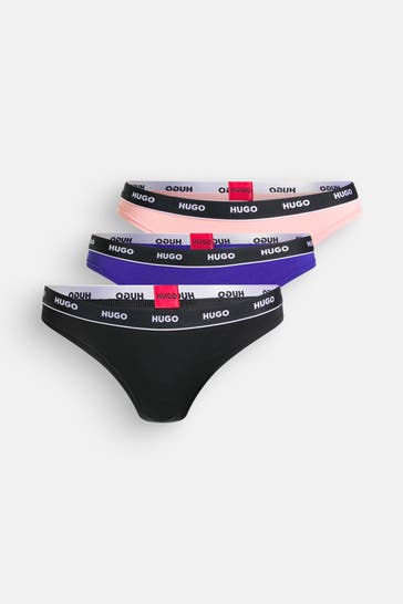 HUGO 3er-Pack Strings mehrfarbig