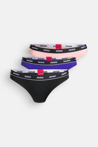 HUGO 3er-Pack Strings mehrfarbig