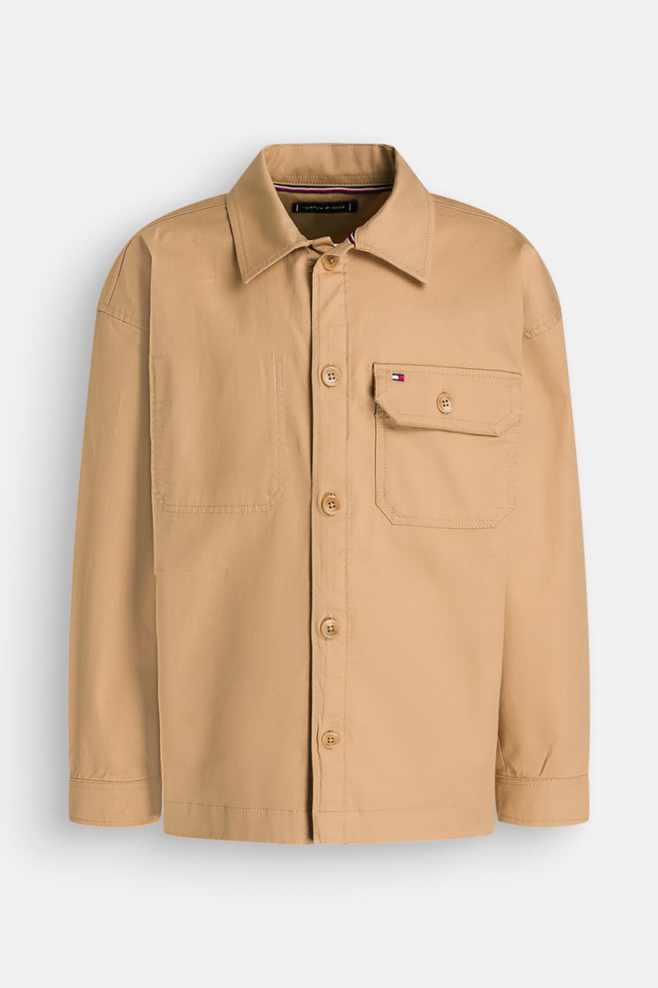 TOMMY HILFIGER Overshirt hellbraun, Bild 1