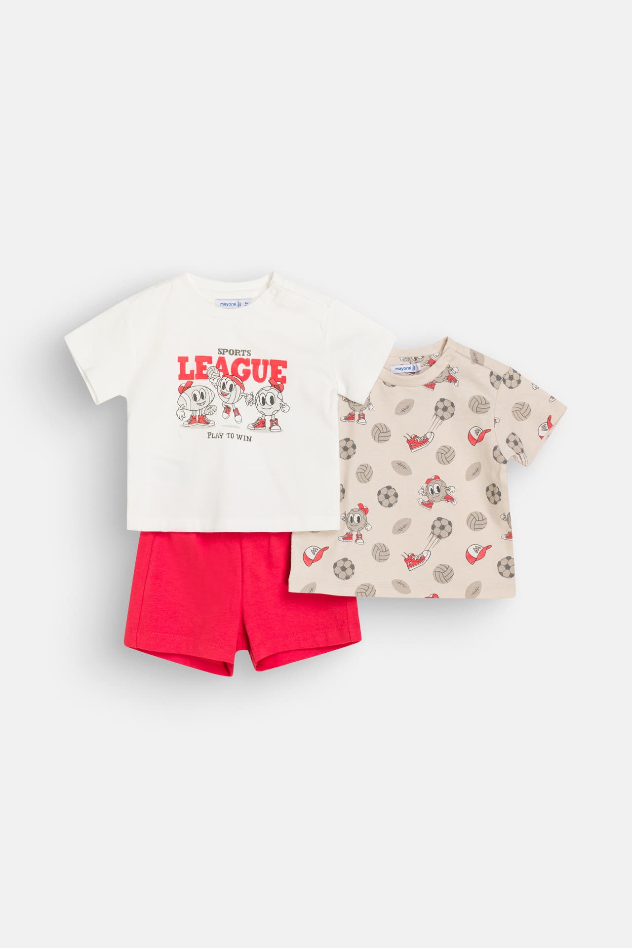 MAYORAL Set: T-Shirts und Shorts, Bild 1