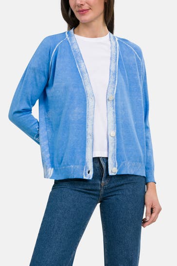 FRIEDA & FREDDIES NY Strickjacke blau