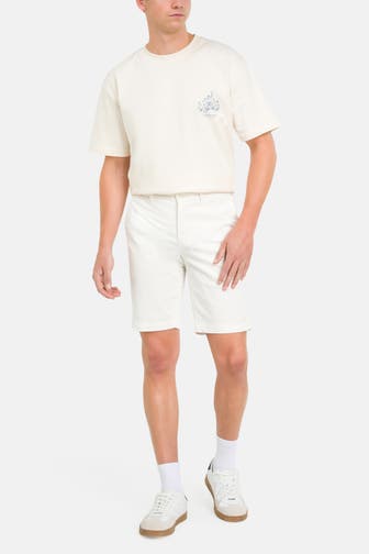 LACOSTE Chino-Shorts weiß