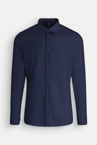 OLYMP No. Six Business-Hemd nachtblau Extra Slim Fit