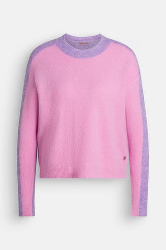 FRIEDA & FREDDIES NY Wollmix-Strickpullover zweifarbig