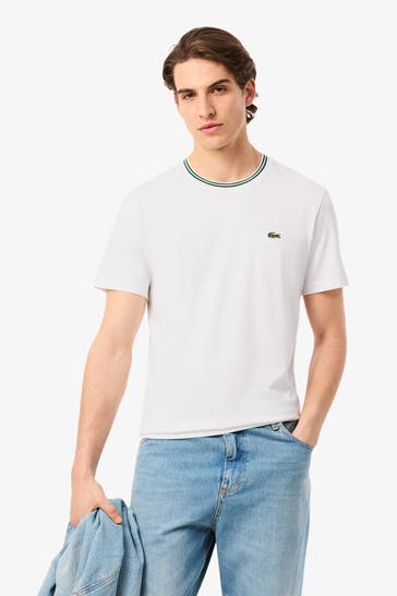 LACOSTE T-Shirt 'weiß