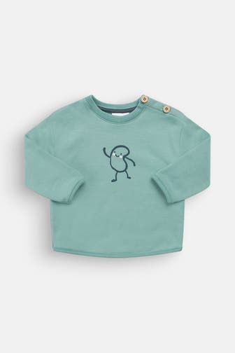 SANETTA Sweatshirt smaragdgrün