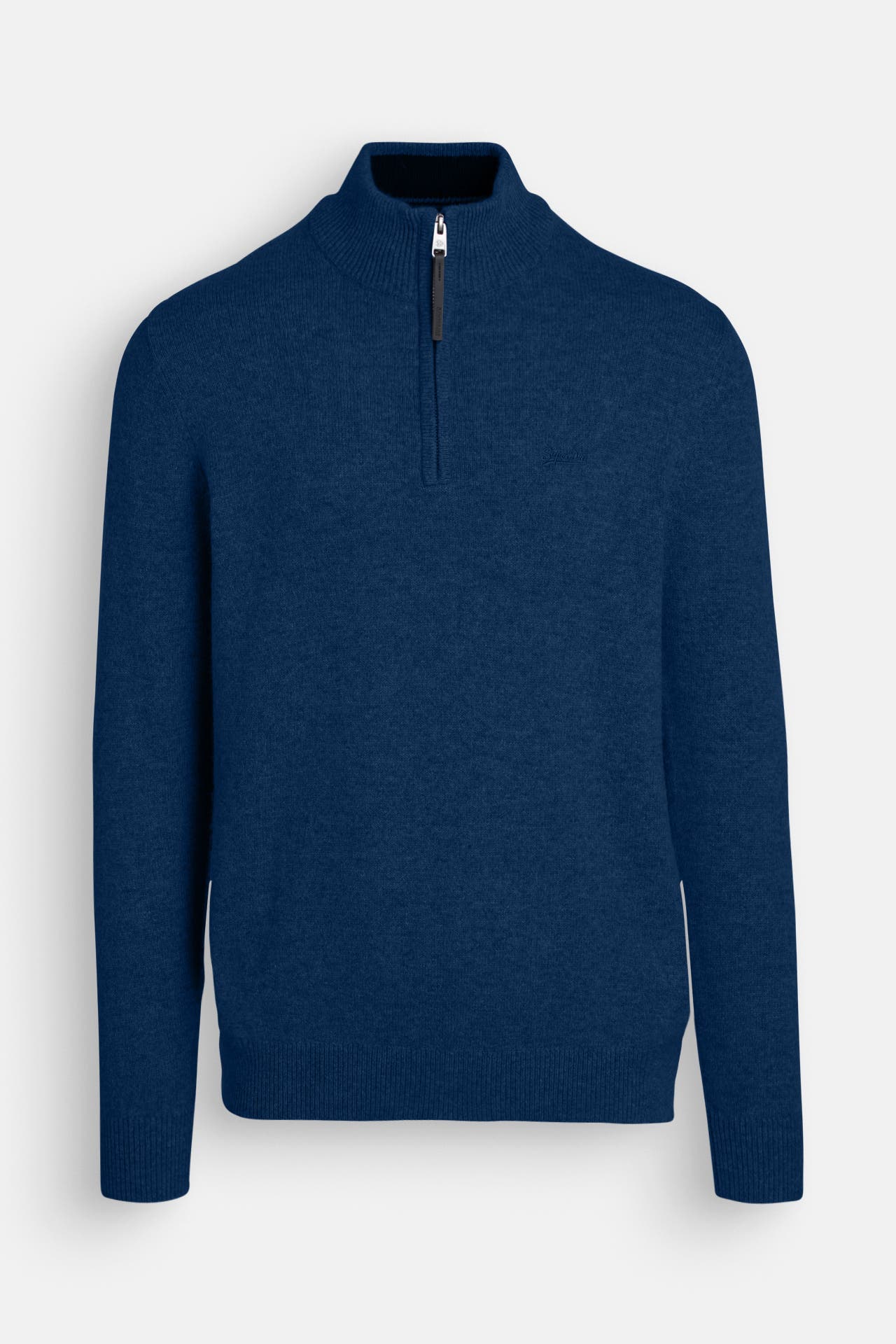 SUPERDRY Wollmix-Stricktroyer azurblau, Bild 1