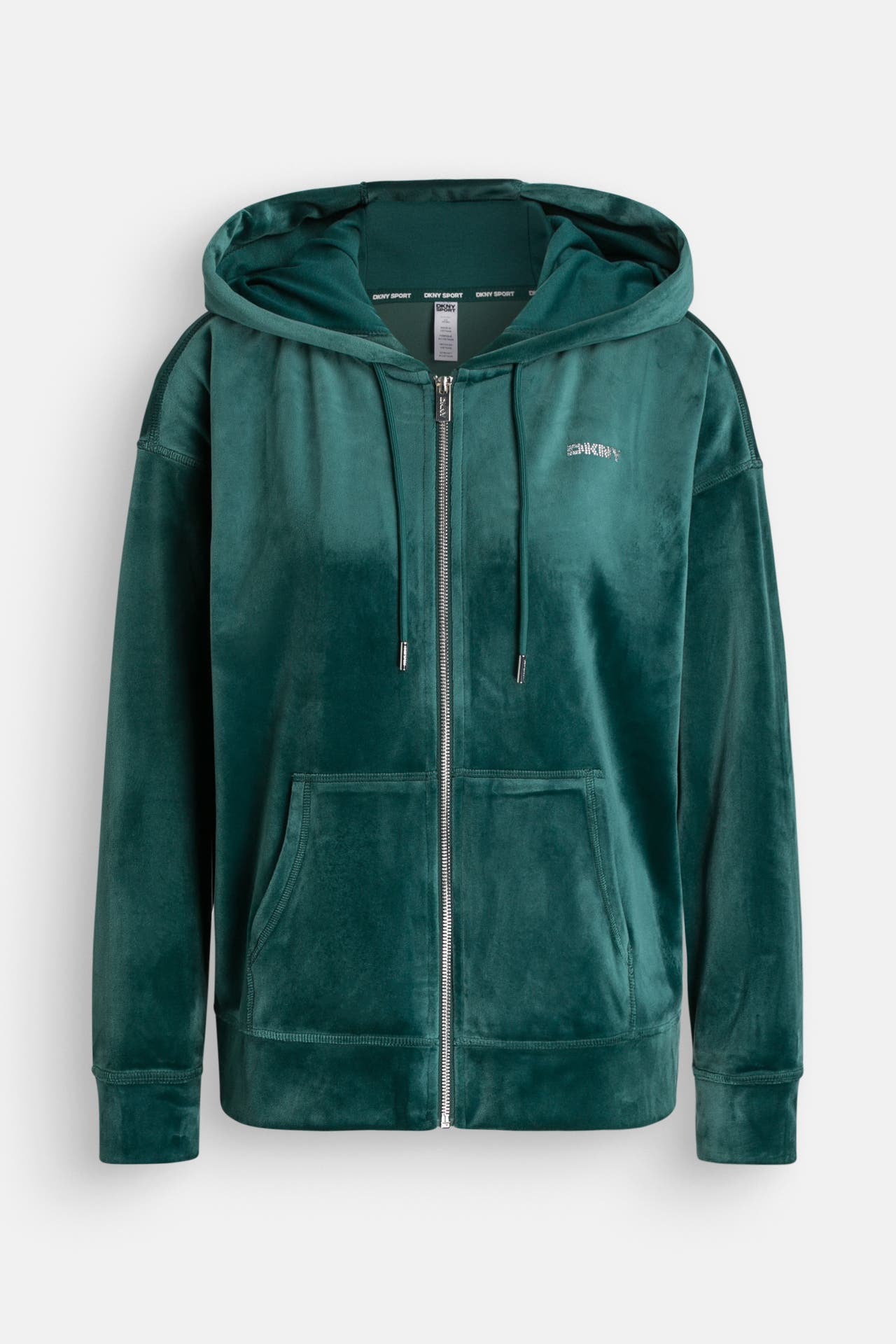 DKNY Sweatjacke smaragdgrün, Bild 1