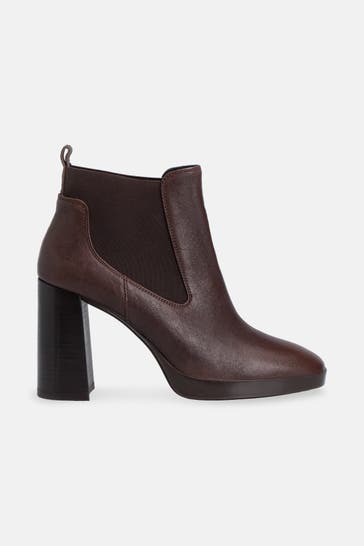 GEOX Ankle Boots 'Teulada' dunkelbraun