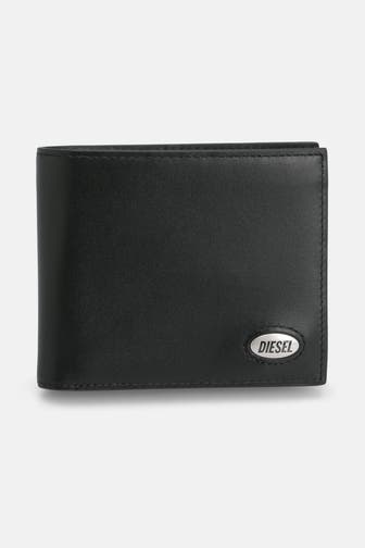 DIESEL Ledergeldbörse schwarz