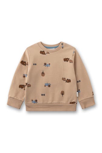 SANETTA Sweatshirt hellbraun