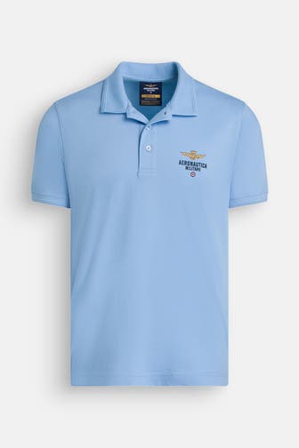 AERONAUTICA MILITARE Polo-Shirt hellblau