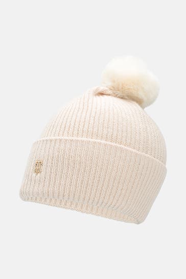 TOMMY HILFIGER Wollmütze sand
