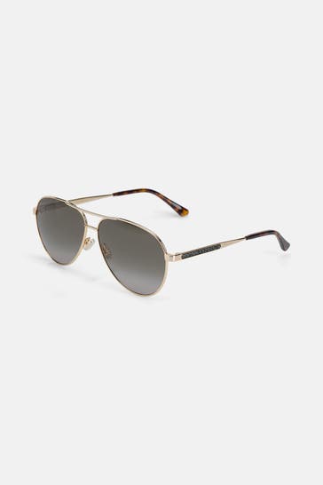 JIMMY CHOO Sonnenbrille gold