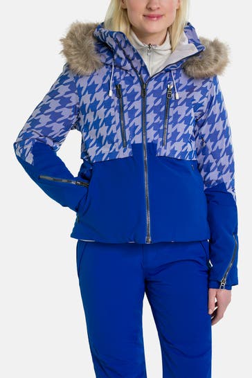 SPYDER Daunen-Skijacke 'Pinnacle' königsblau