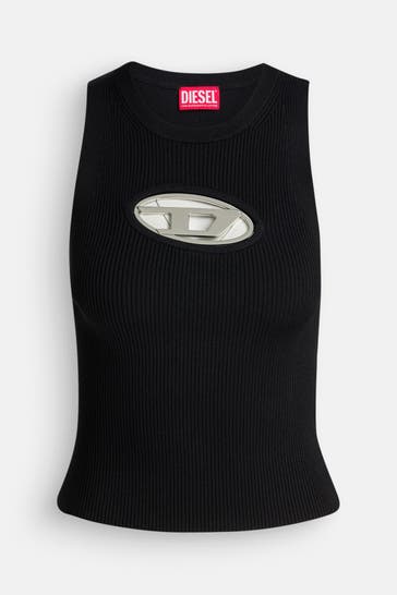 DIESEL Strick-Top 'Onerva' schwarz