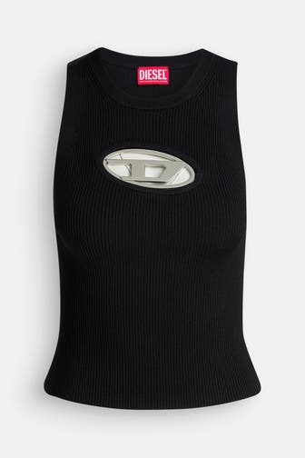 DIESEL Strick-Top 'Onerva' schwarz