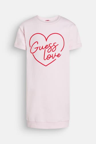 GUESS Sweatkleid hellrosa
