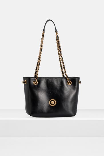 VERSACE Schultertasche schwarz