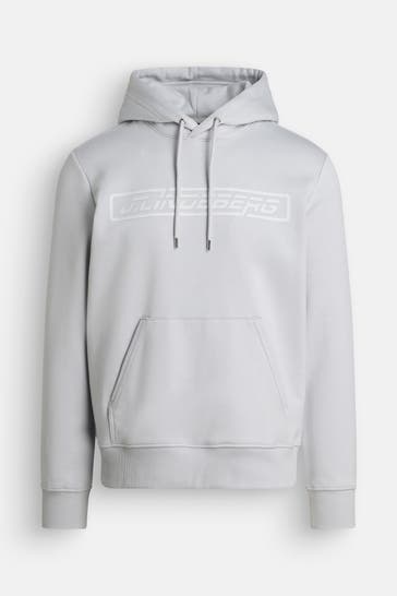 J.LINDEBERG SPORTSWEAR Hoodie 'Edgewood' hellgrau