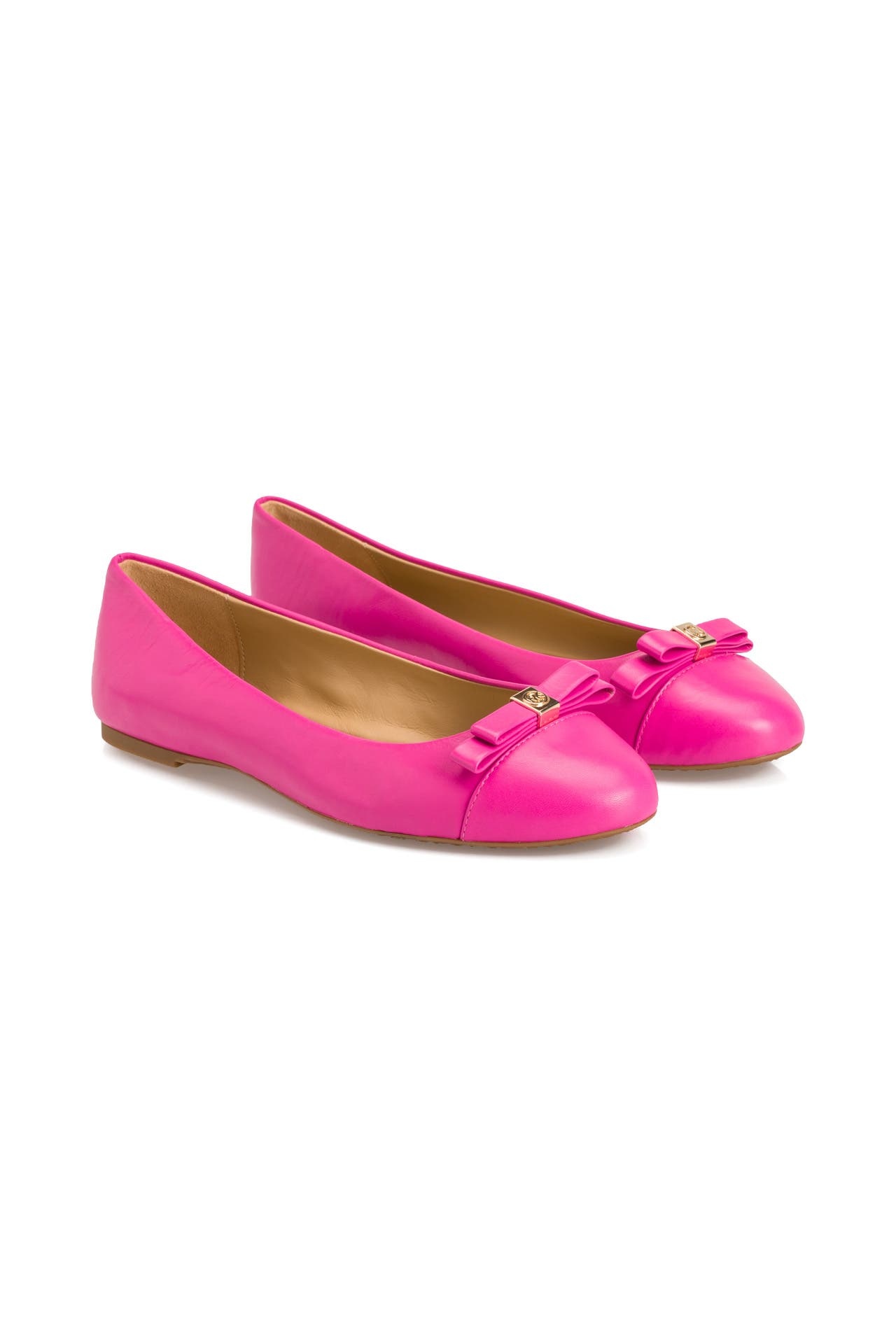 MICHAEL MICHAEL KORS Leder Ballerinas Andrea Ballet pink gunstig online kaufen Outletcity