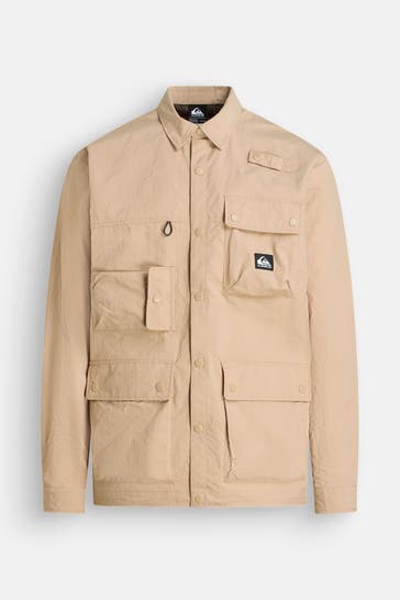 QUIKSILVER Übergangsjacke hellbraun