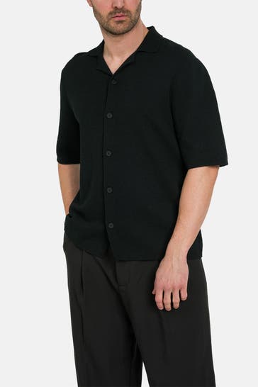 J.LINDEBERG Strickshirt schwarz