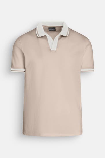 EMPORIO ARMANI Polo-Shirt beige