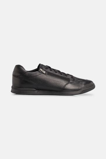 GEOX Leder-Sneaker 'Cordusio' schwarz