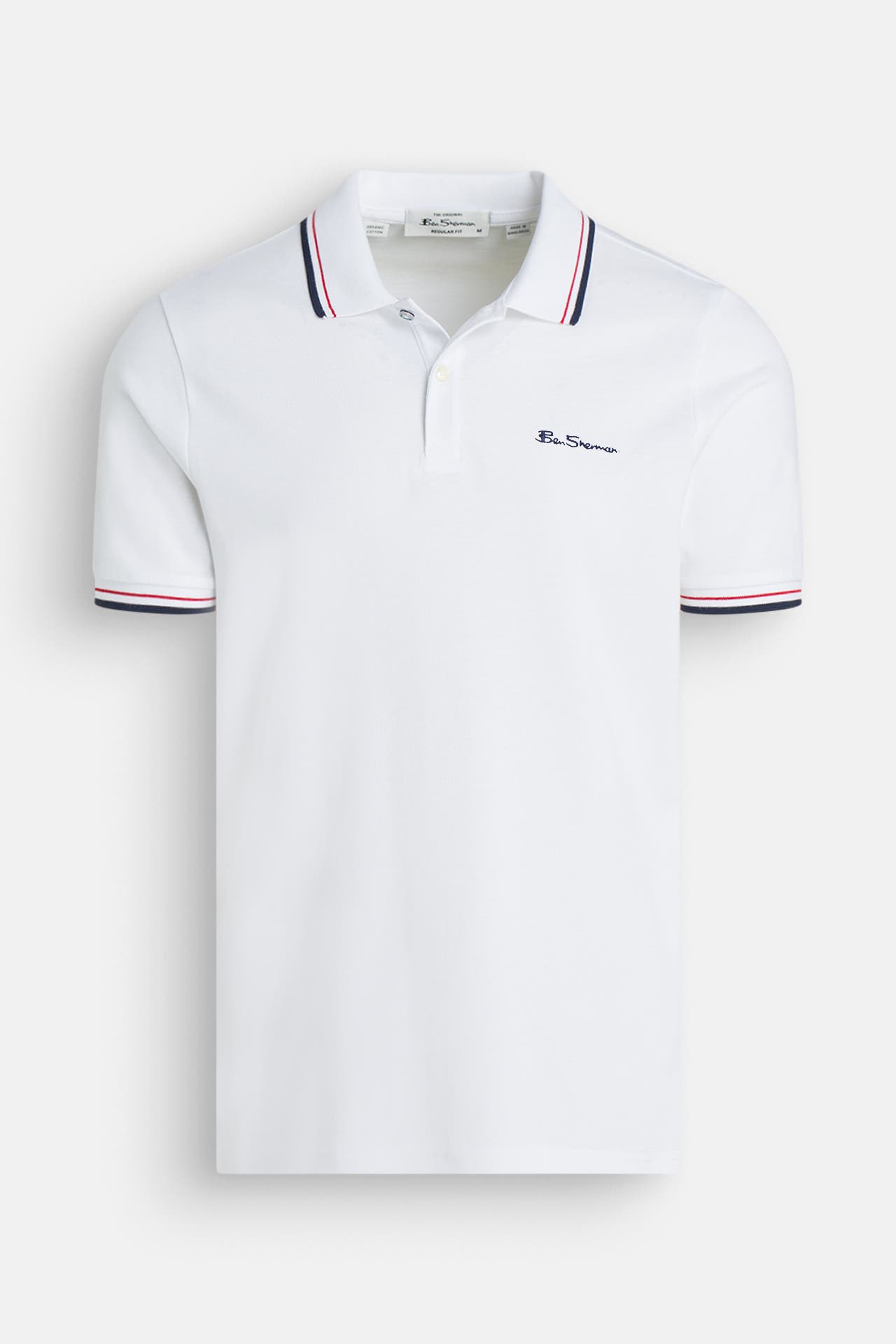 BEN SHERMAN Polo-Shirt weiß, Bild 1