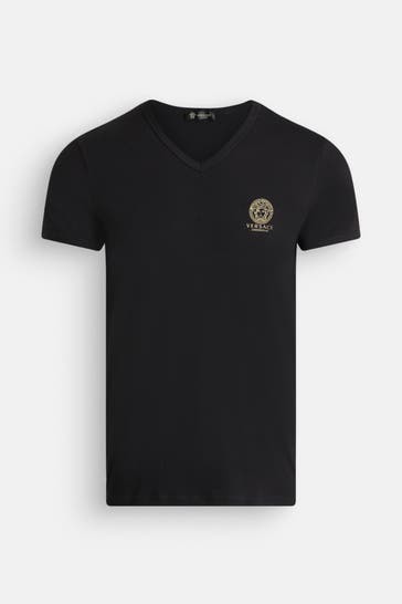 VERSACE T-Shirt schwarz